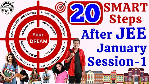 JEE January Session: 20 Smart Steps to Take?