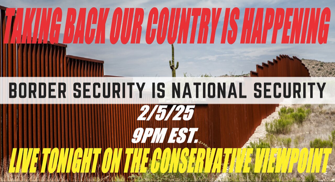 TAKING OUR COUNTRY BACK HAS BEGUN WITH A BANG!! TONIGHT @9PM EST. ON THE CONSERVATIVE VIEWPOINT