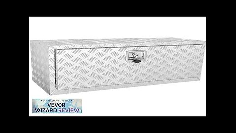 VEVOR Underbody Truck Box 36"×17"×18" Pickup Storage Box Heavy Duty Aluminum Diamond Review