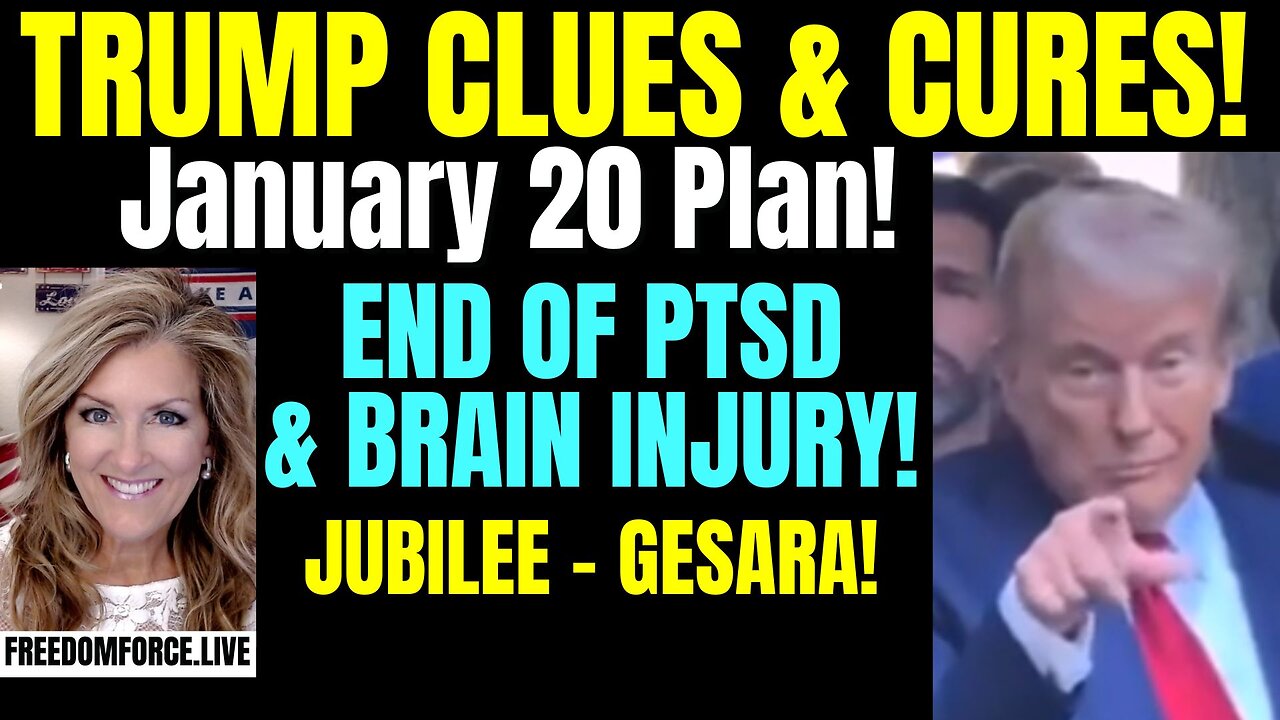 Trump Clues! Cures Released! (PTSD) Sunday 1-5-25