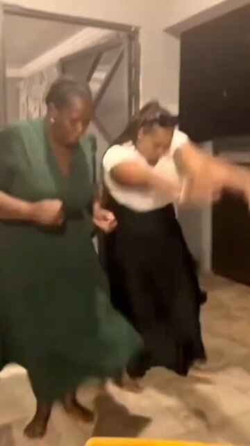 Mama and her friend feeling my new song 😭🔥