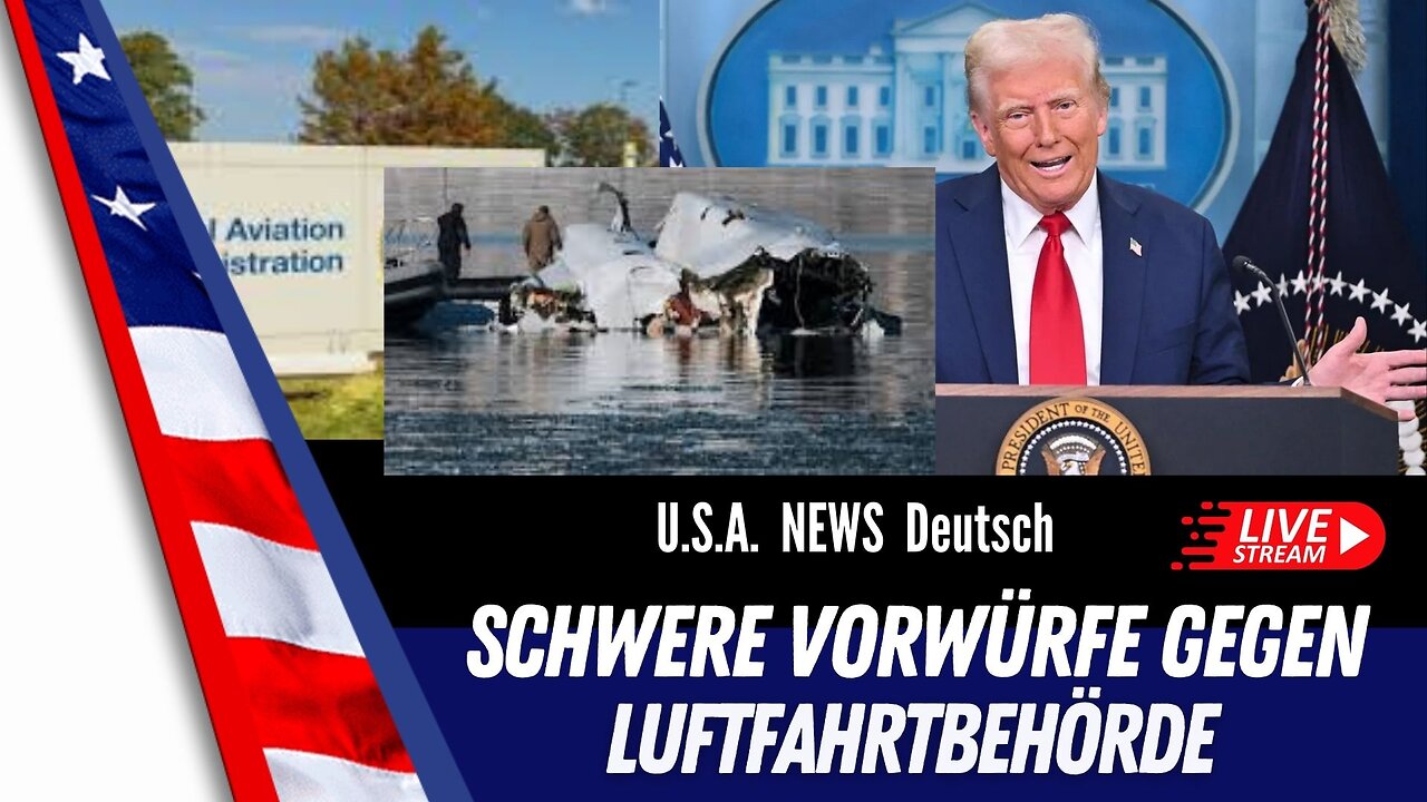 LIVE Präsident Donald Trump hält eine PR-Konferenz über den Flugzeugunfall in D.C.