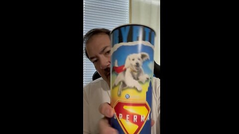 Superman reacts and cup #reaction