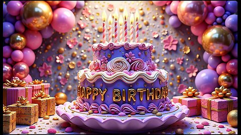 Romantic Happy Birthday Song 🎂 | Love Music, Cake & Celebration Ideas