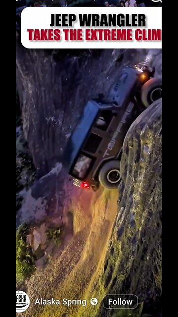 🔥Wrangler Defies Gravity in INSANE Vertical Climb