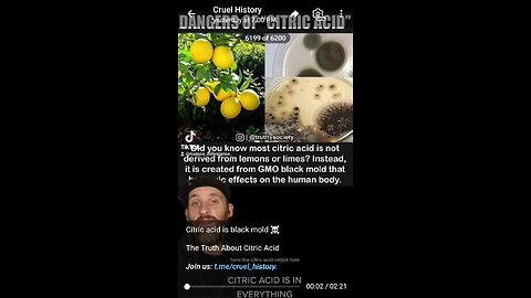 Documentary: Citric Acid Mold