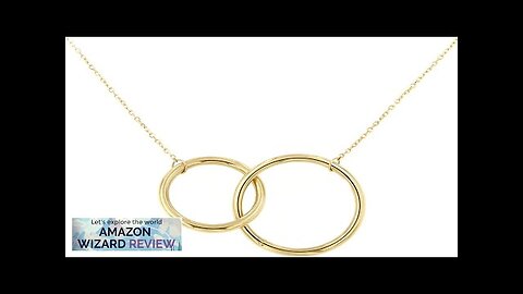 Lucchetta Women's 14k Gold Interlocking Double Circles | Authentic Italian Necklace Review