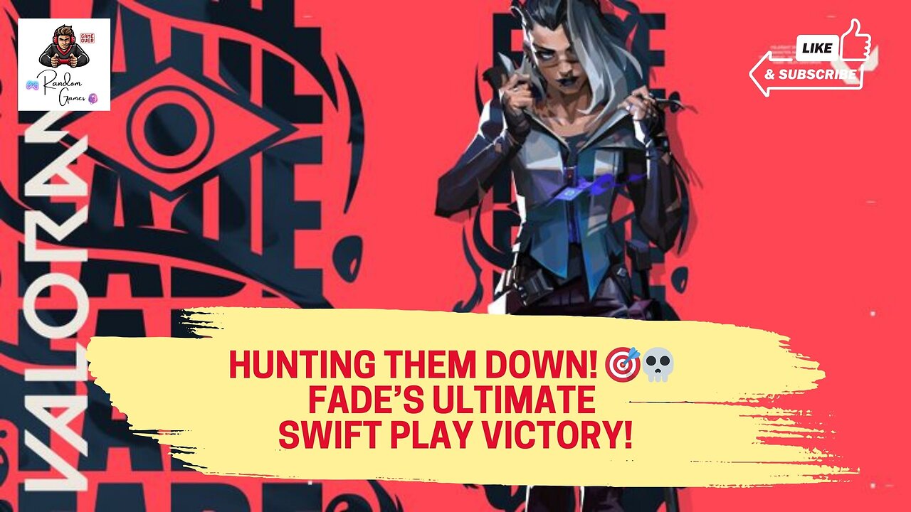 Hunting Them Down! 🎯💀 Fade’s Ultimate Swift Play Victory! #valorant #game #game #like #share #likes