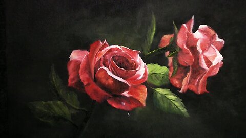 Paint with Kevin Hill - Red Roses