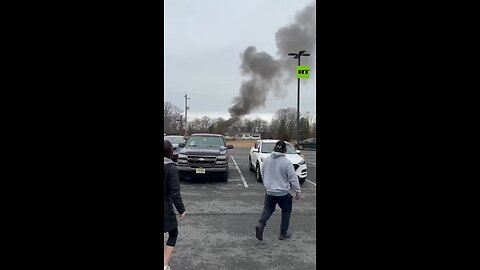 SHOCKING: Two Helicopters Collide Mid-Air and Crash in Hammonton, New Jersey – Raw Witness Footage