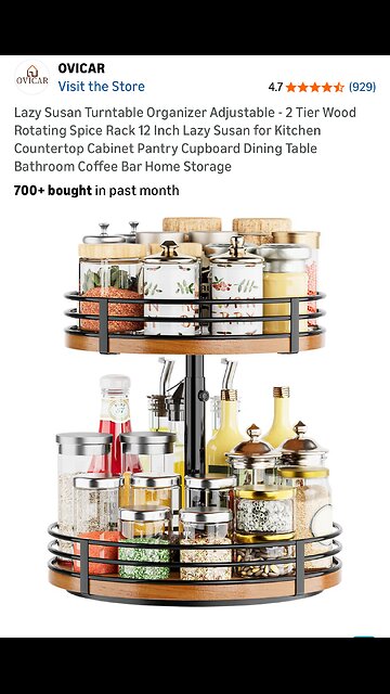 Messy Cluster to Perfectly Organized! Double Lazy Susan Hack