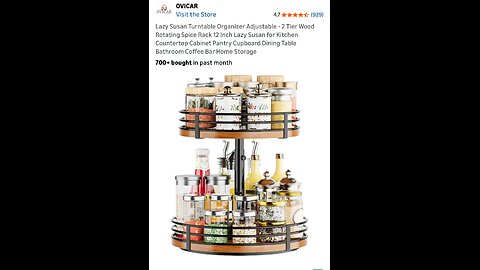 Messy Cluster to Perfectly Organized! Double Lazy Susan Hack