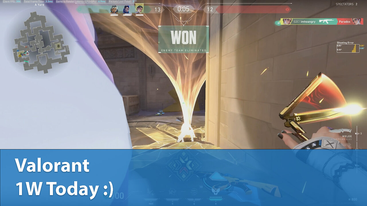 1W Today :) | Competitive 1W-2L | Valorant