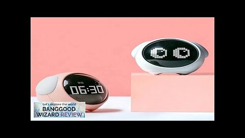 Alarm Clock with Cute Expression Voice-Activated Numpopularity Alarm Clocks Rechargeable LED Review