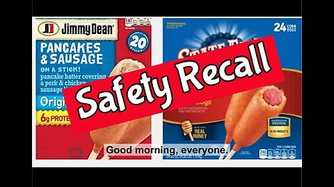 Jimmy Dean & State Fair Recall, Wood in Batter Alert