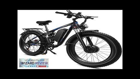 2000W Electirc Bike for Adults Dual Motor Mountain Bike Full Suspension 35MPH Review