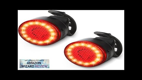 Ascher USB Rechargeable LED Bike Tail Light 2 Pack Bright Bicycle Rear Review