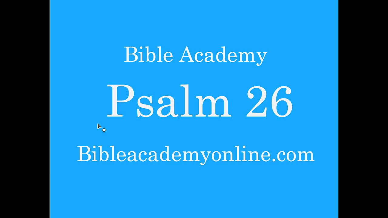 Psalm 26