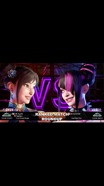 Kuya Kalbo SF6 Ranked Roundup. Chun Li Master Rank [Hori Fight Stick]