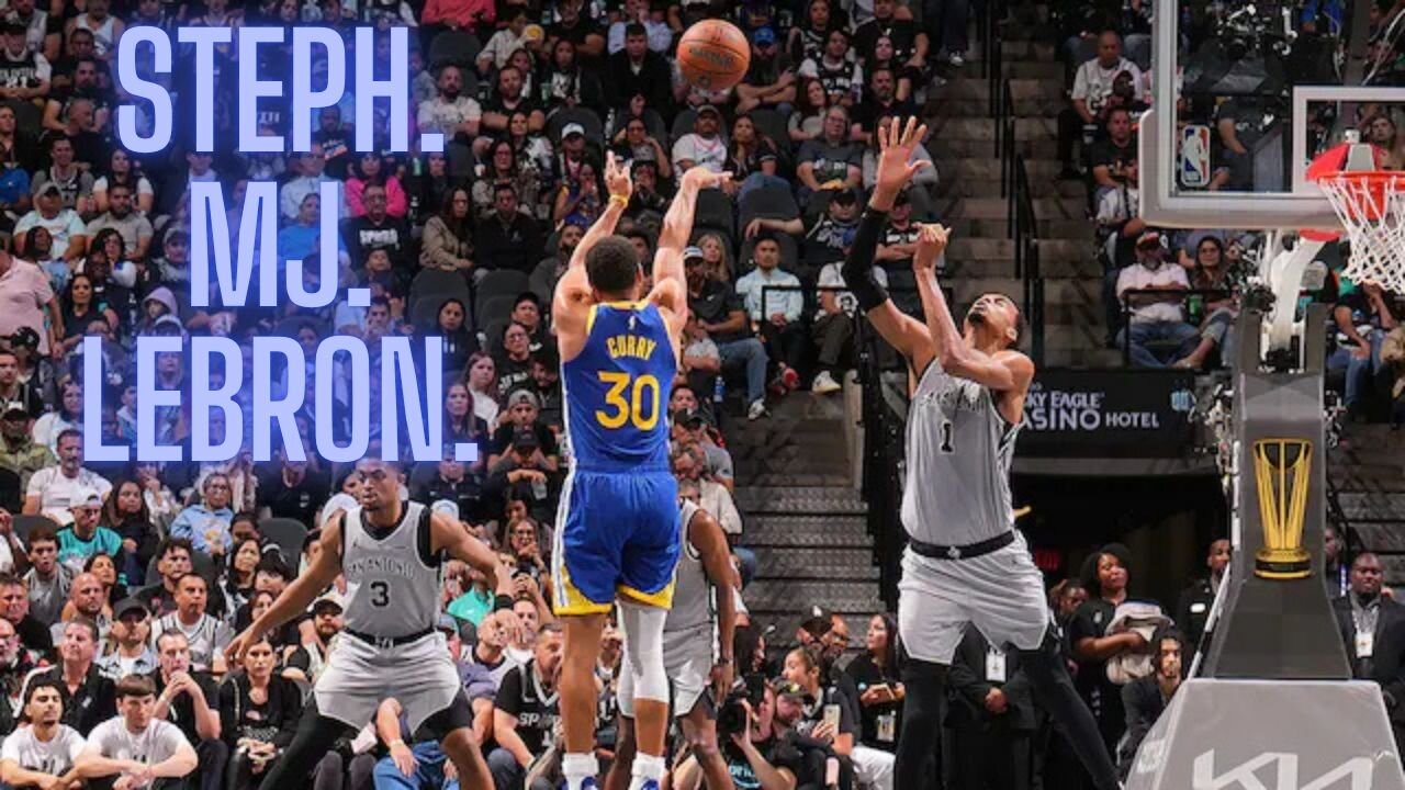 Steph Curry joining Jordan and LeBron in the record books after 49-point outing against Spurs