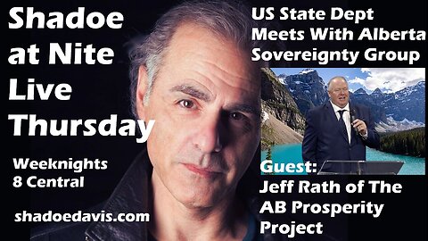 Oct. 2nd/2025- Guest: Jeffrey Rath of The Alberta Prosperity Project
