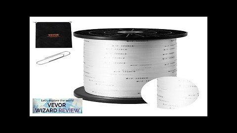 VEVOR Polyester Pull Tape 1/2" x 1053' Mule Tape Flat Rope 1250 Review