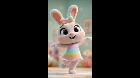 Rainbow Bunny’s Happy Dance ✨