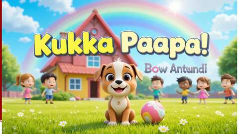 Bow Bow Kukka Paapa | New Telugu Cartoon Rhymes for Kids | Animal Song 2025