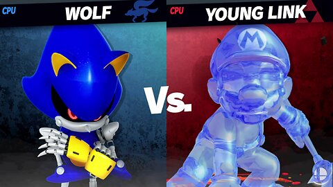 Shadow Mario (Young Link) vs Metal Sonic (Wolf) -By ArxMax987