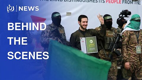 A glimpse behind the scenes of the latest captive release by Hamas on Feb.22, 2025