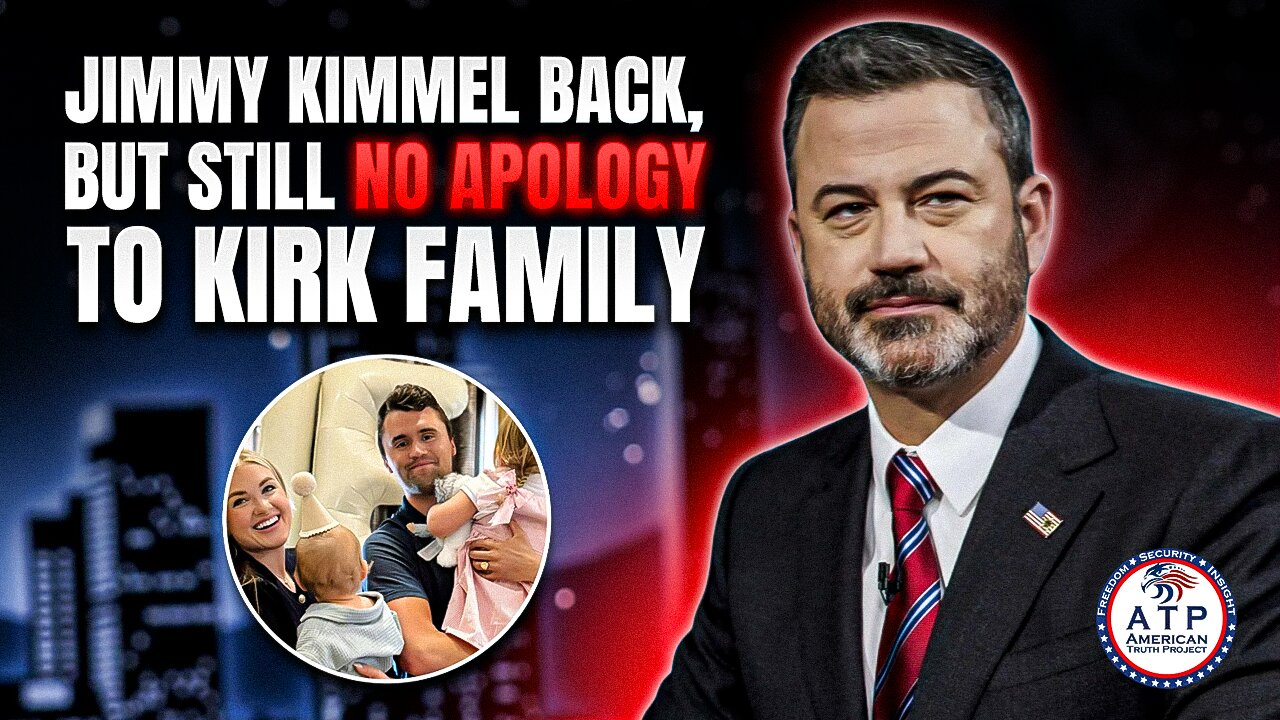 DISGRACEFUL RETURN: JIMMY KIMMEL SKIPS APOLOGY TO KIRK FAMILY, DEFENDS HIS ATTACK