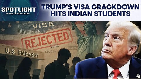 Indian Student Visas Drop 44% Amid Trump’s Immigration Crackdown | Spotlight | N18G