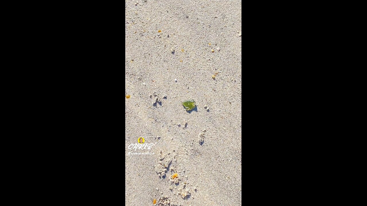 BEAUTIFUL PIECE OF BEACH GLASS!