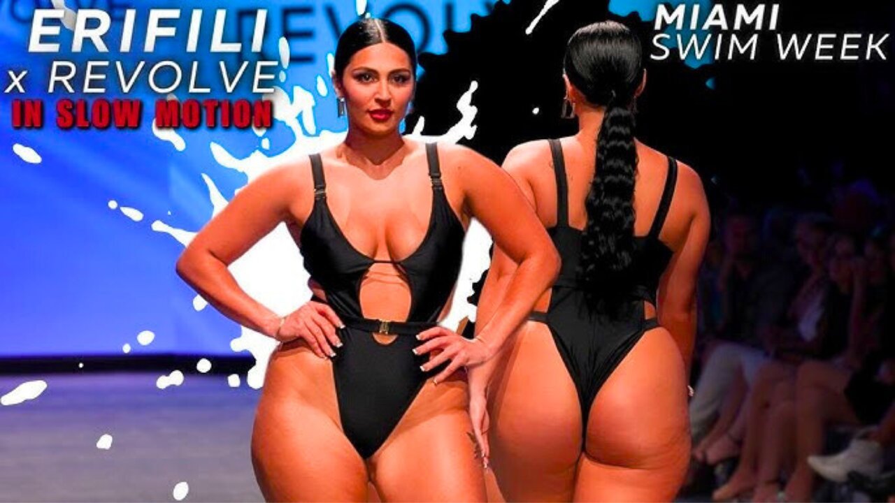 ✅ Erifili Sfakianakis in SLOW MOTION 🔥 Miami Swim Week Bikini Runway