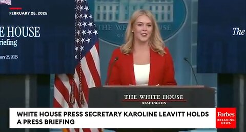 BREAKING NEWS: Karoline Leavitt Holds White House Press Briefing As GOP Attempts To Pass Budget Bill