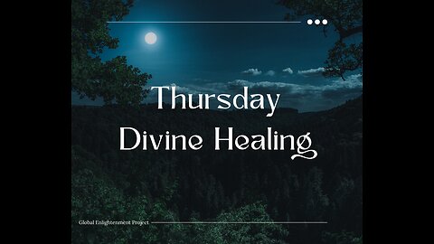 Thursday Divine Healing 10/16/2025