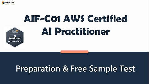 AWS Certified AI Practitioner AIF-C01 Dumps