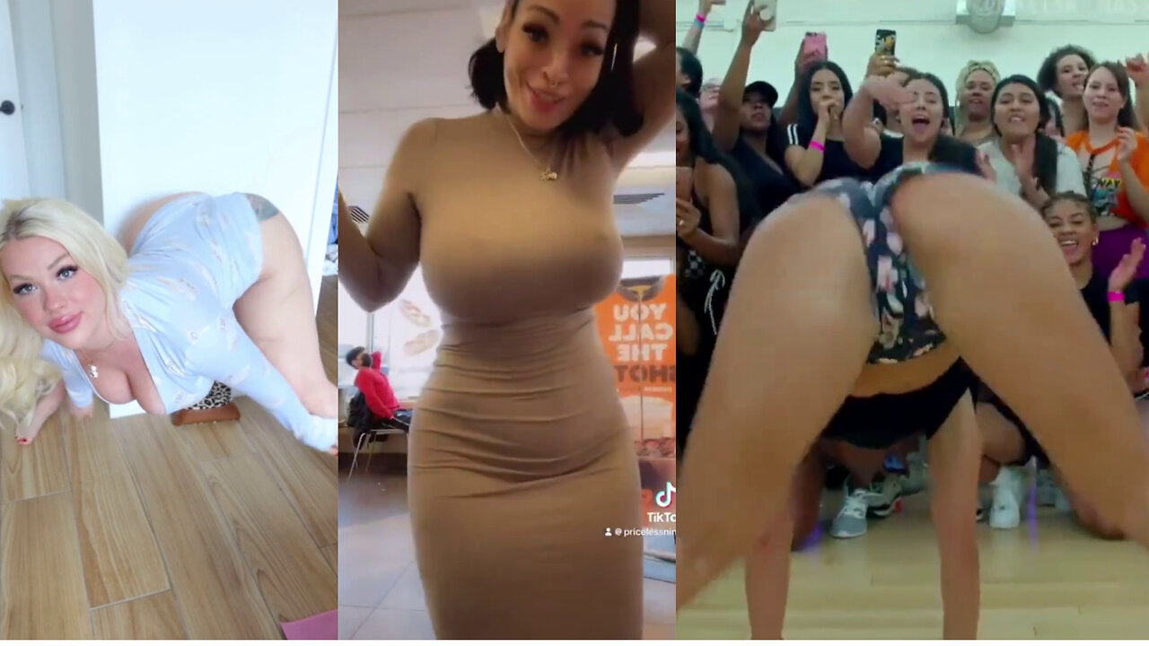 TWERK COMPILATION 53 - Big bank tiktok challenge ❤️‍ClipchampGirls 2025