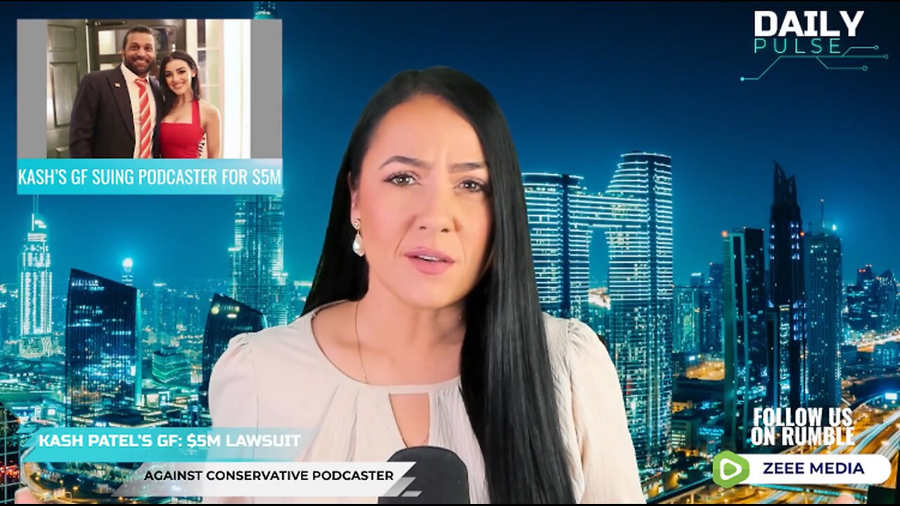 Kash Patel’s girlfriend sues Elijah Schaffer over a mere ‘INSINUATION’