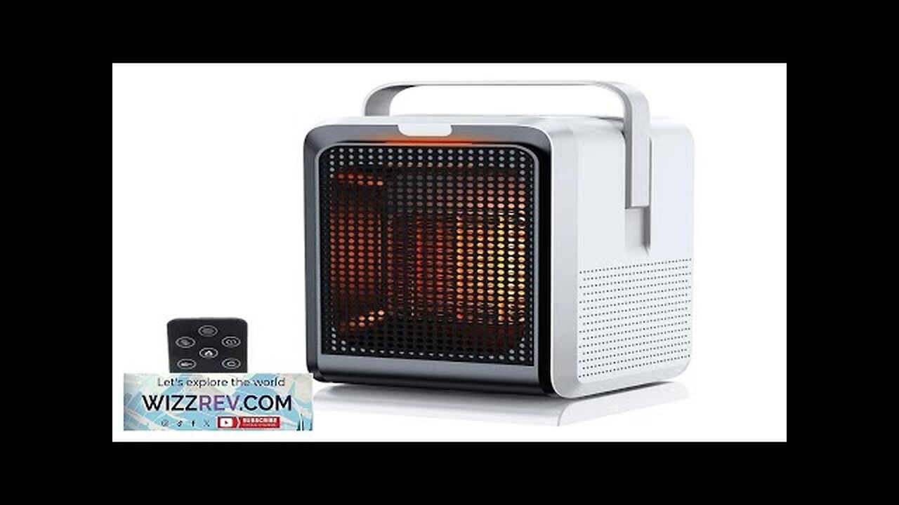 Portable Desktop Electric Heater Fan with Remote Control 4 Modes Heater Save Review