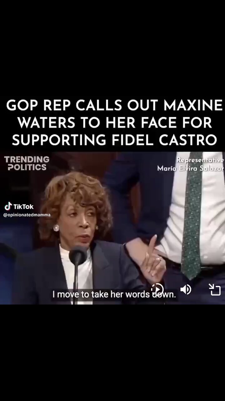 Castro and Maxine Waters