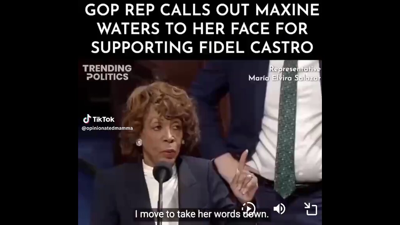 Castro and Maxine Waters