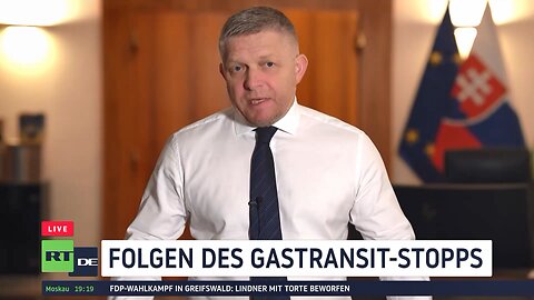 Fico zum Gastransit-Stopp: "Selenskijs Entscheidung schadet gesamter EU"