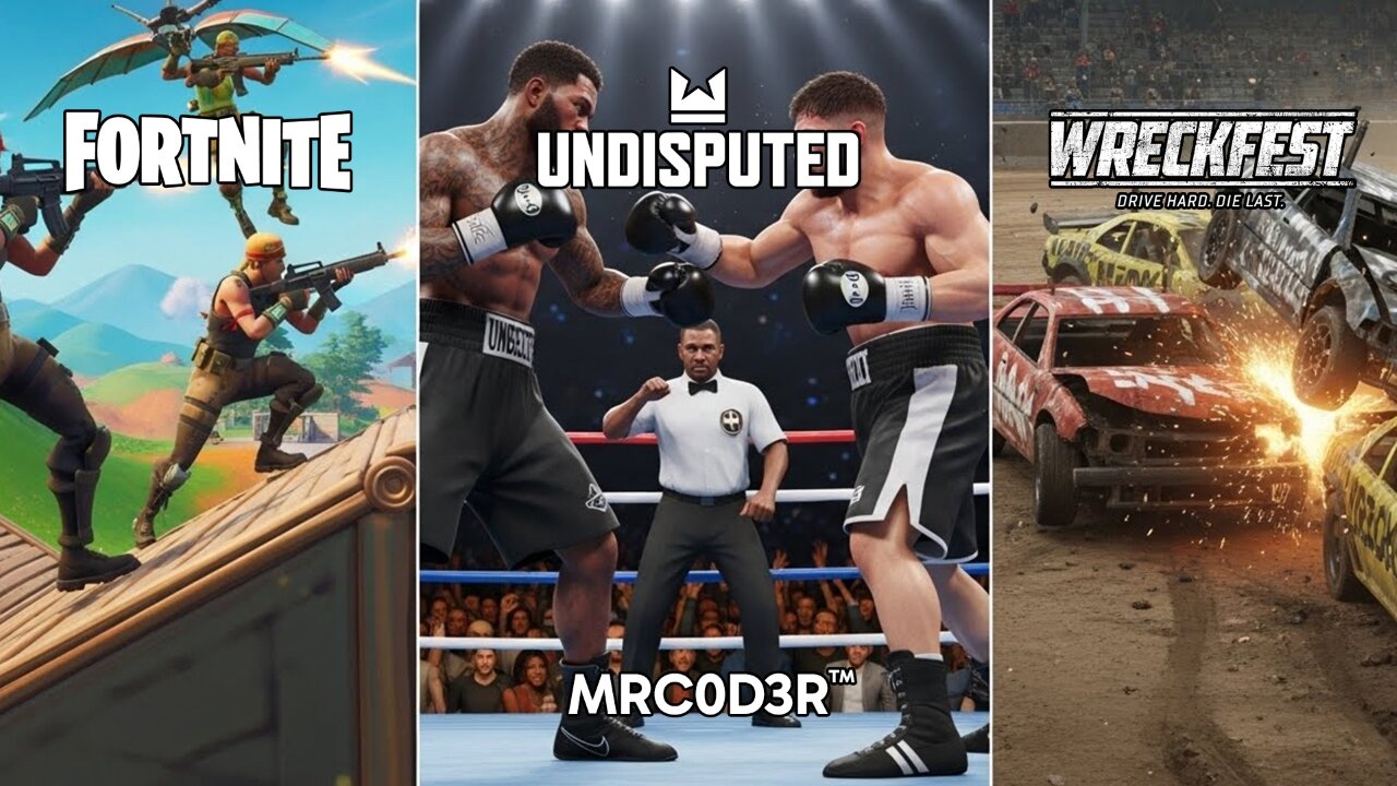 Fortnite, Undisputed & Wreckfest 2 New Updates #gaming