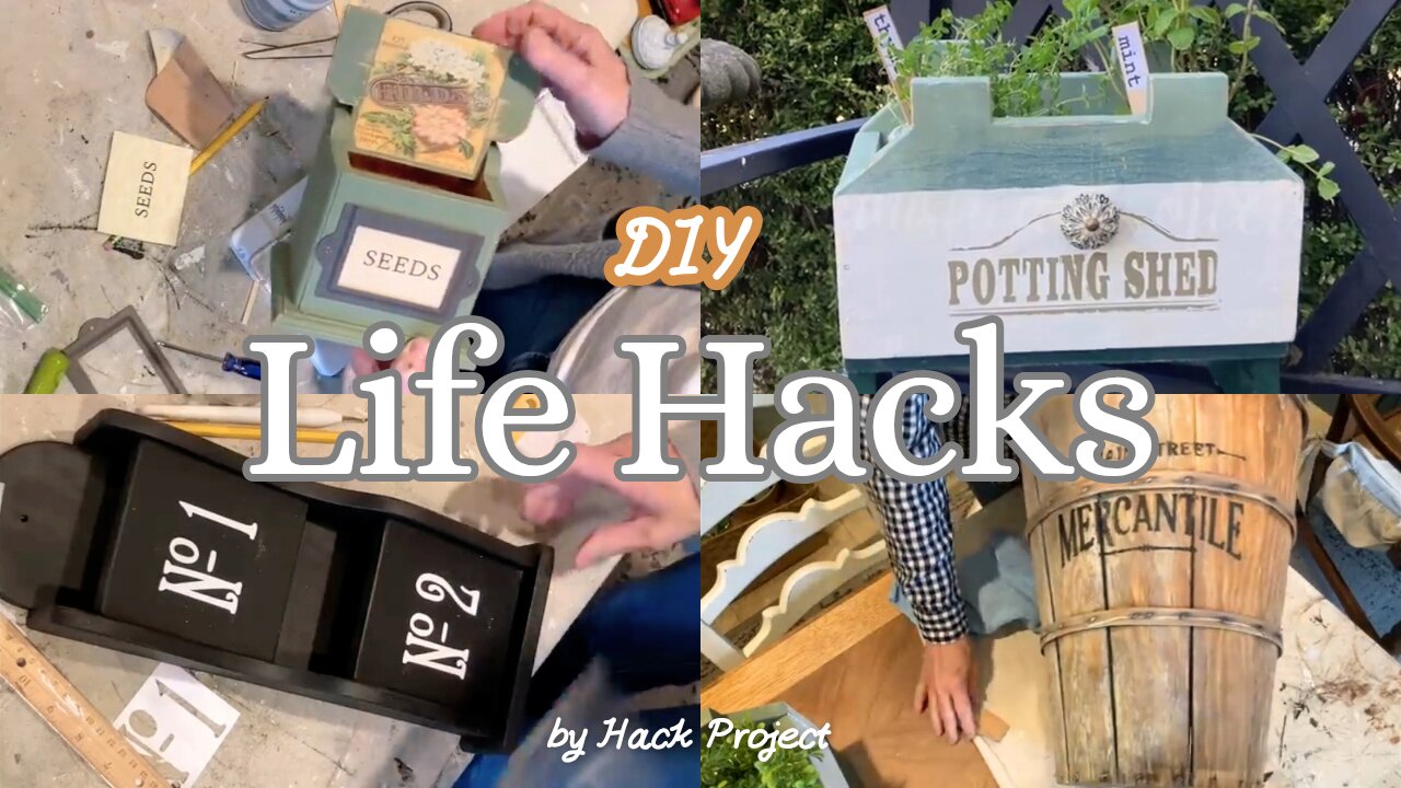 8 DIY Projects Upcycling Thrift Store Home Decor