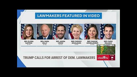 Breaking Trump calls out for the arrest of 6 Democrats Lawmakers