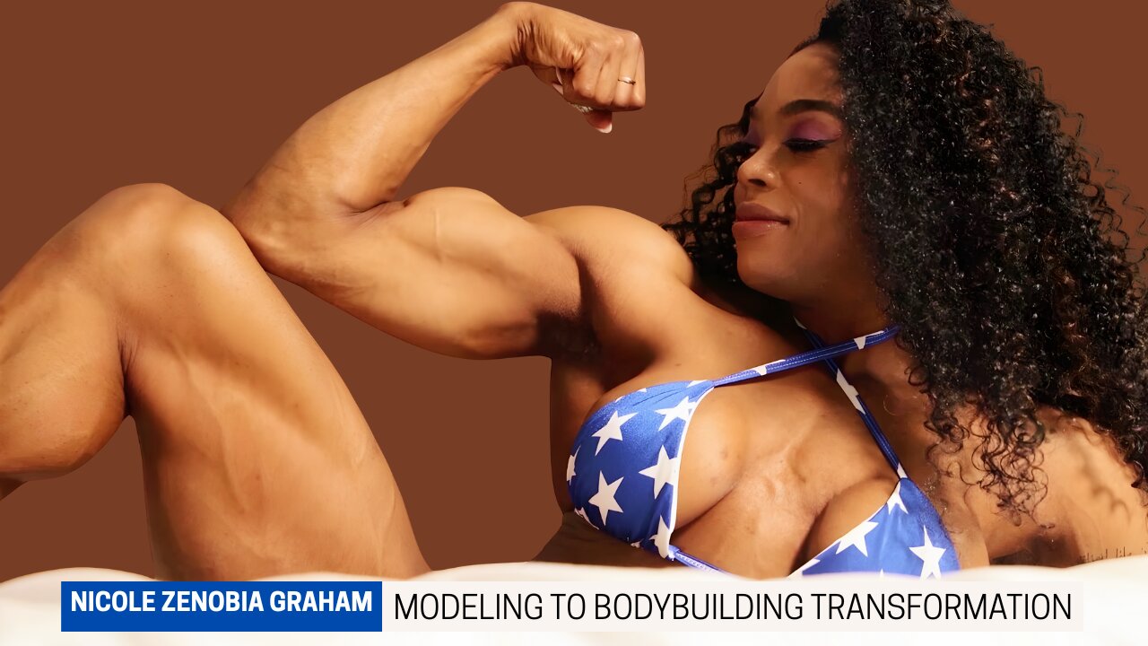 Black Muscular Woman | Modeling to Bodybuilding Transformation of Nicole Zenobia Graham