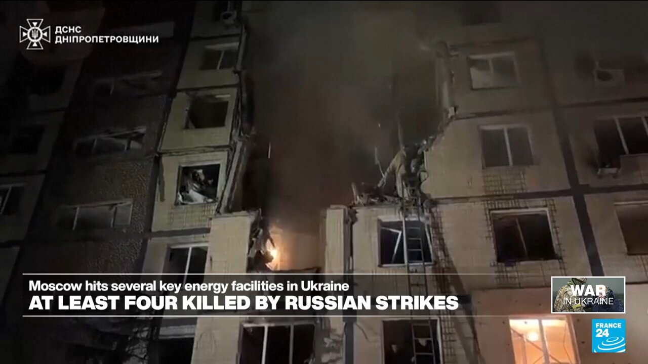At least four killed by Russian strikes in Ukraine.