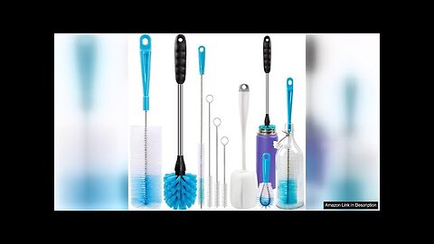 Holikme 8 Pack Bottle Brush Tube Cleaning Set, Long Handle Bottle Cleaner Review