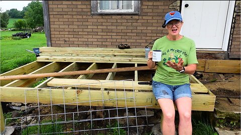 Rebuilding A Front Porch On A 1700's Farmhouse Part 5